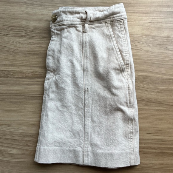 Madewell Jean Skirt - Ivory - 4 - Picture 2 of 4